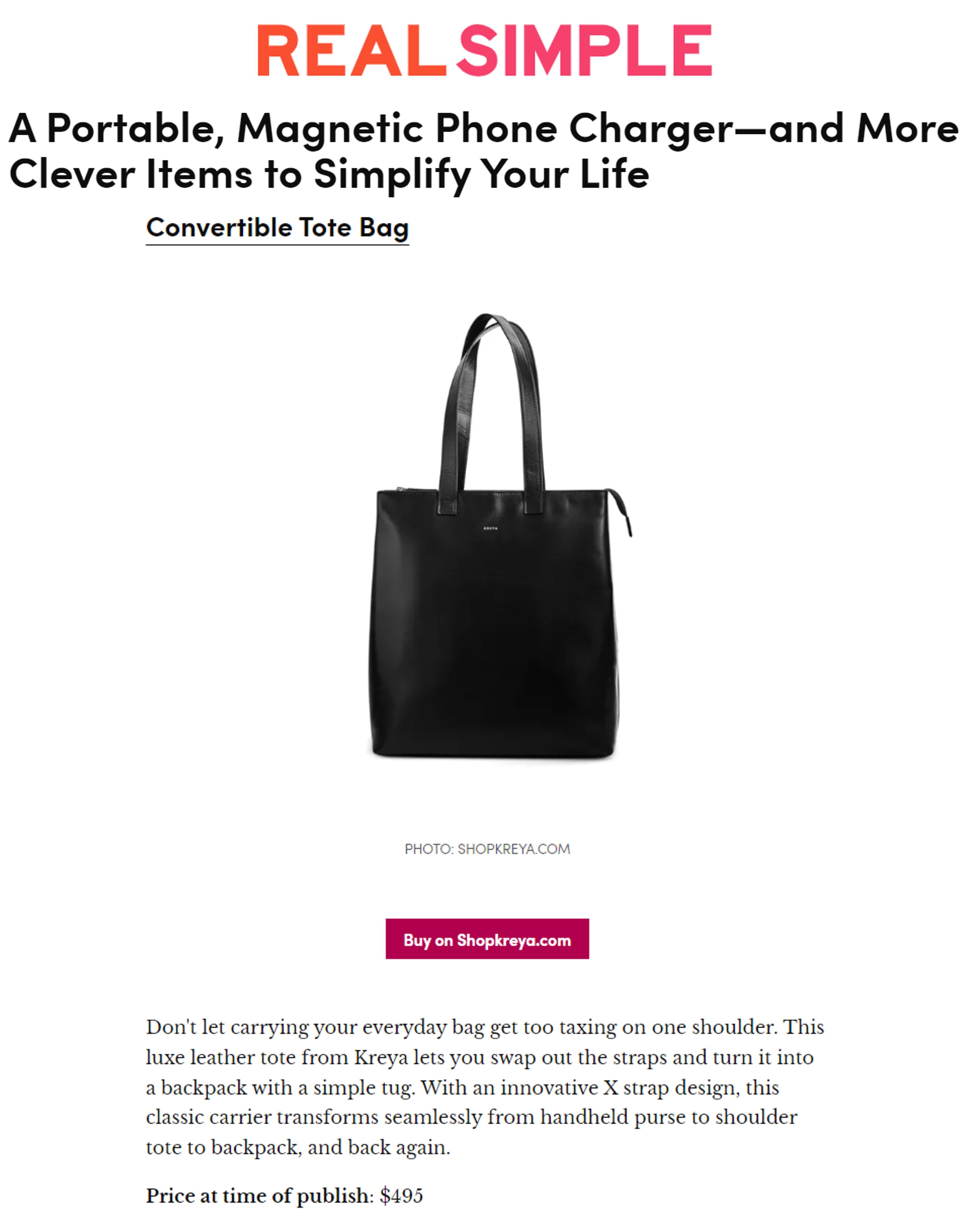 REAL SIMPLE MAY 2025 KREYA